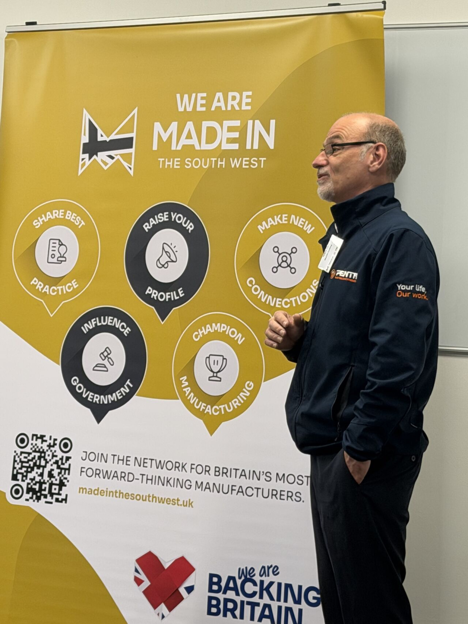 Made in the South West factory tour at PENTA Elect...