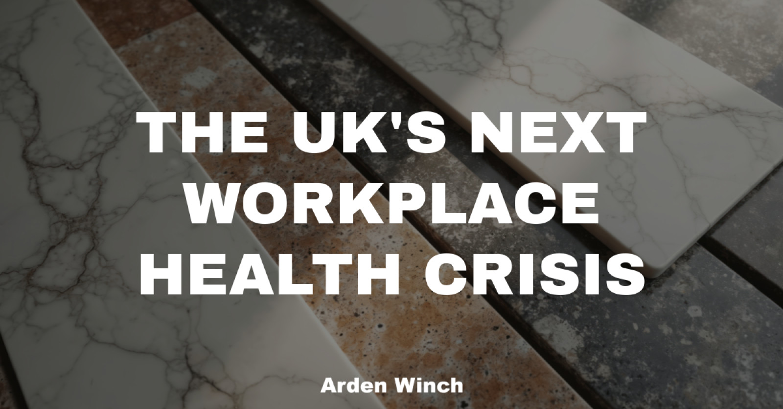 The UK's Next Workplace Health Crisis Has Already...