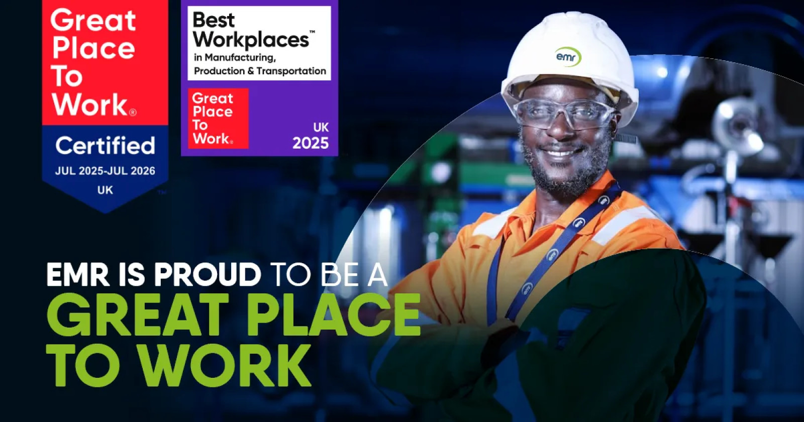 EMR Recognised As A Great Place To Work® For The T...