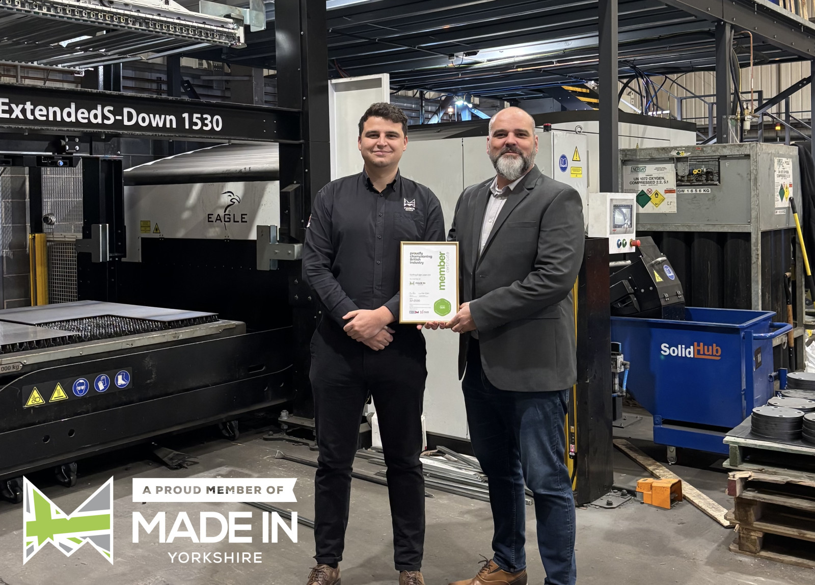 Cutting Edge Laser Goes Gold with Made in Yorkshir...