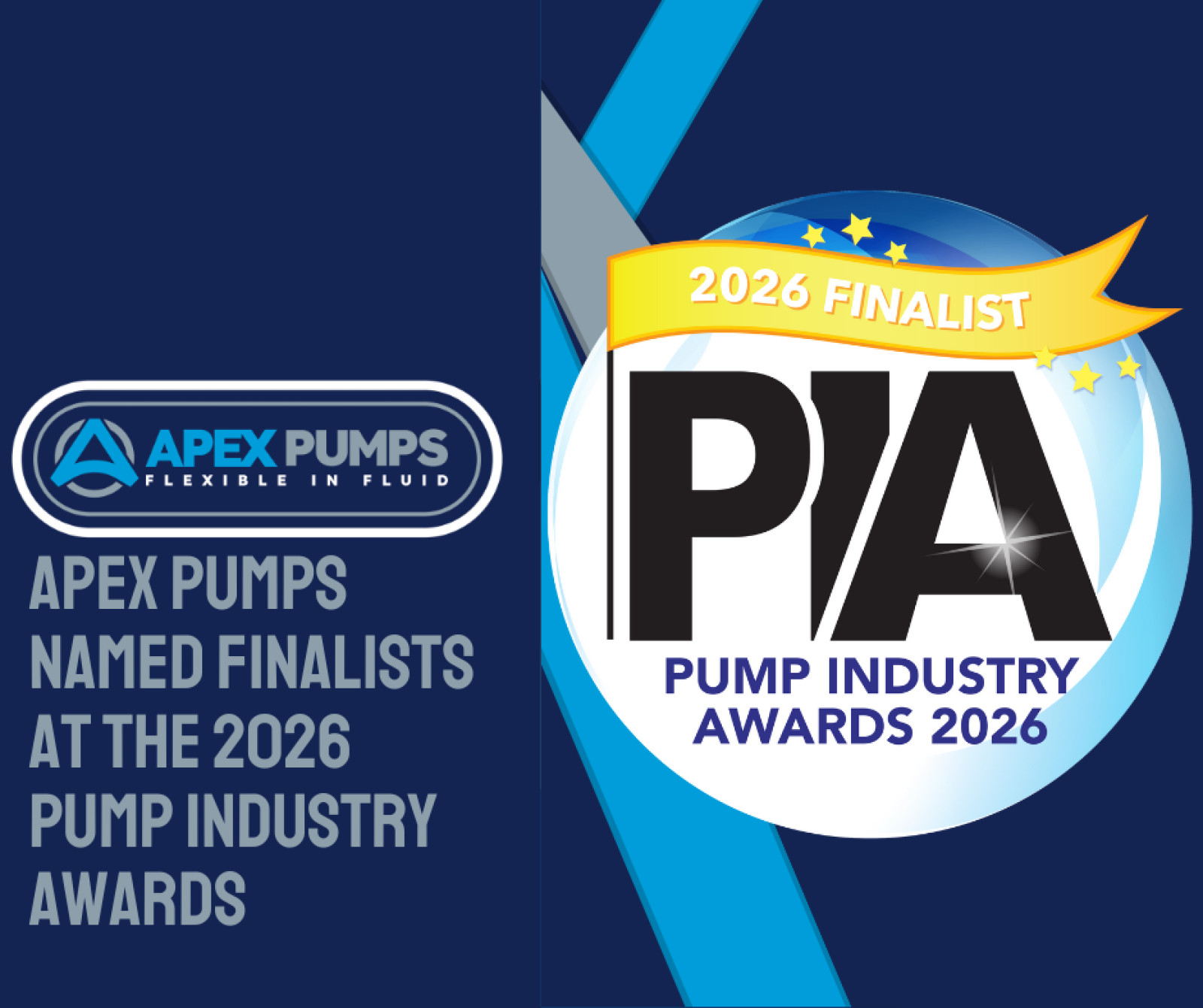 Apex Pumps Named Finalists at the 2026 Pump Indust...