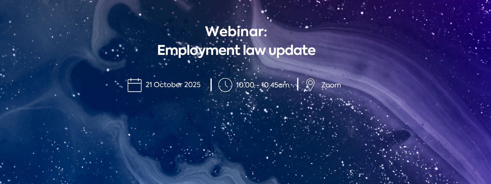 Webinar: Employment law update 2025