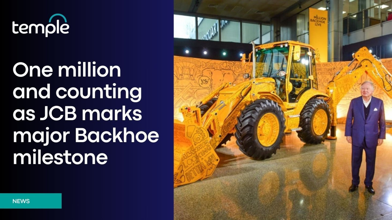 One million and counting as JCB marks major Backho...