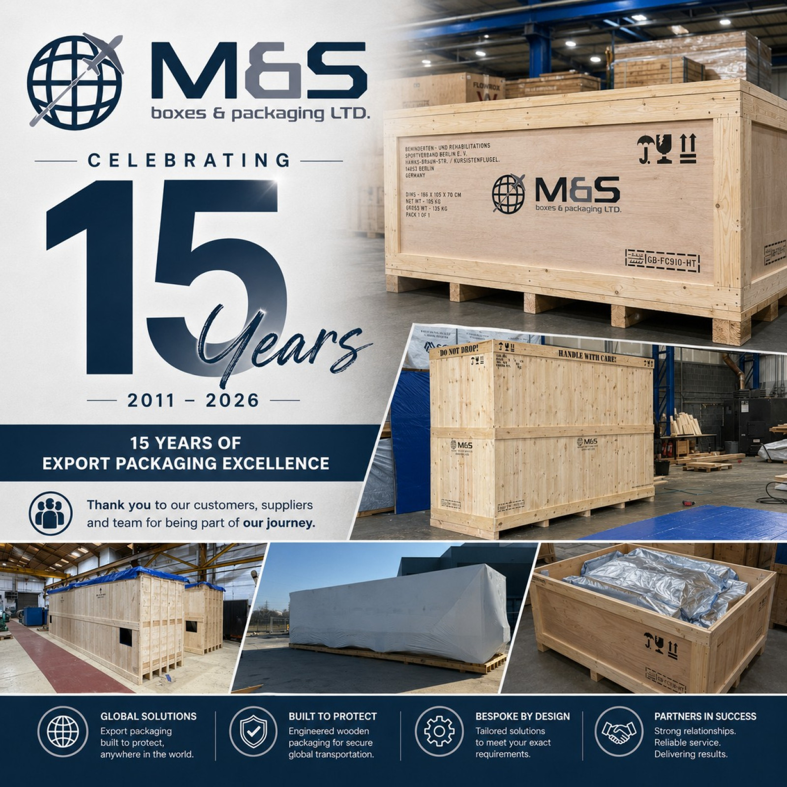 🎉 Celebrating 15 Years of M&S Boxes & Packaging L...